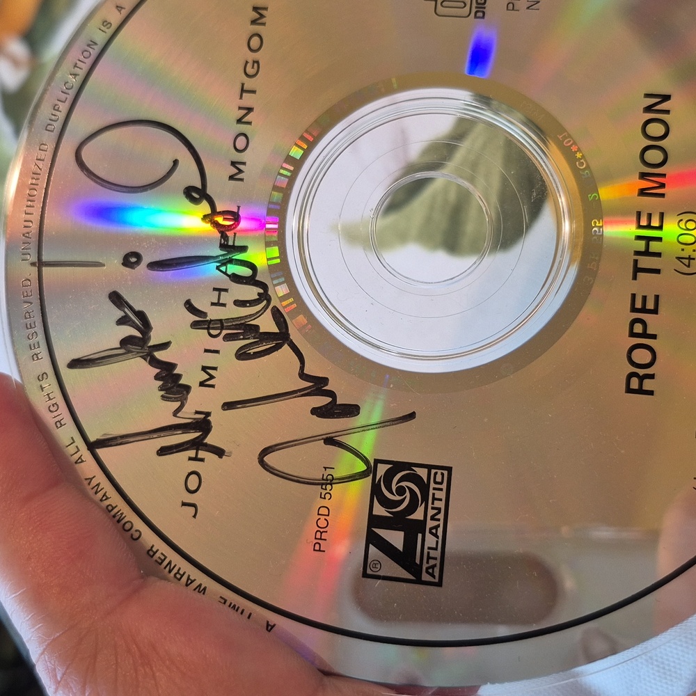 AUTOGRAPHED John Michael Montgomery 'Rope the Moon' CD single Vintage 1990s - Picture 4 of 10